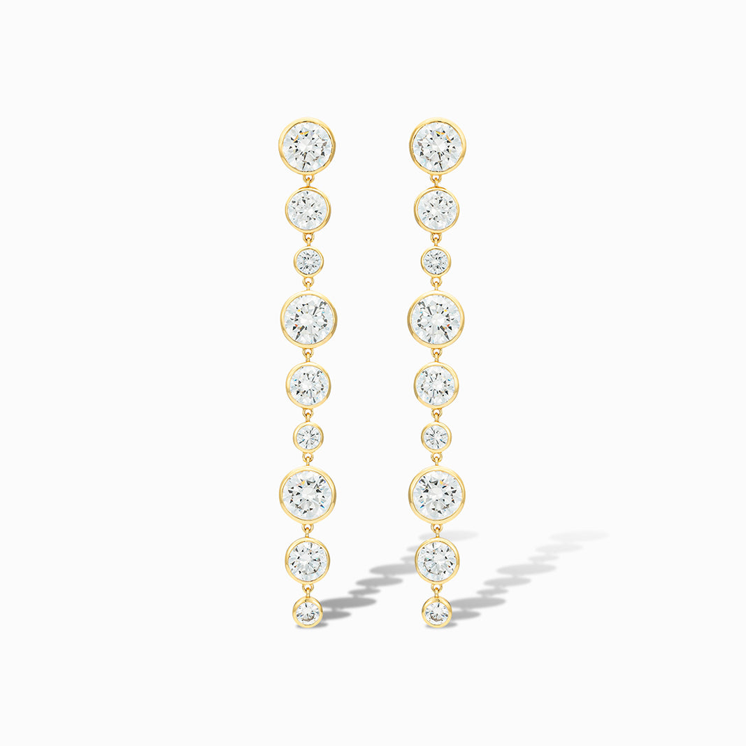 Cubic zirconia 2025 statement earrings