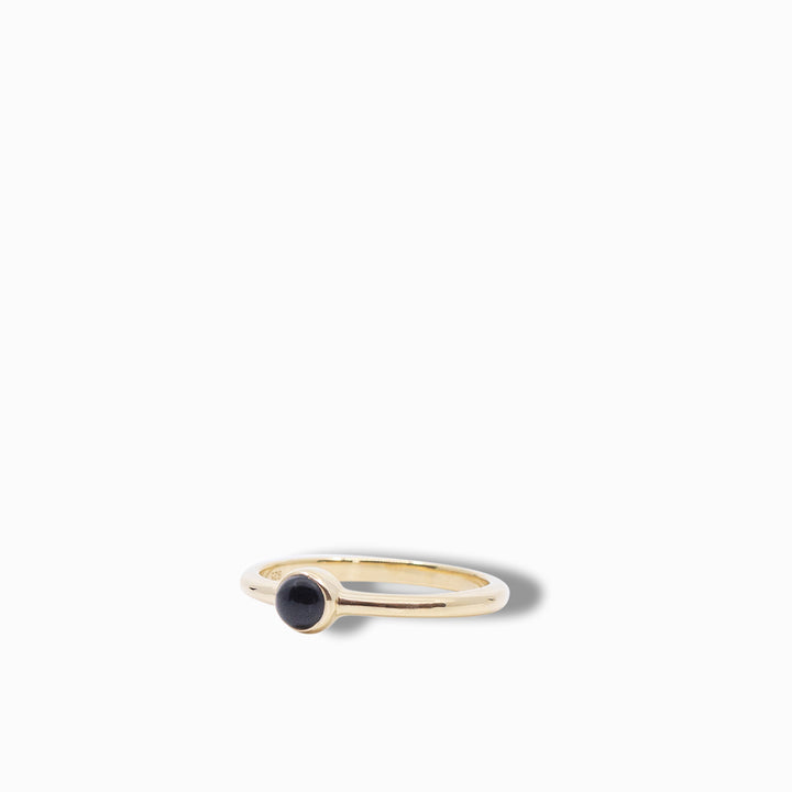 Mini Rainbow Ring in Black Onyx