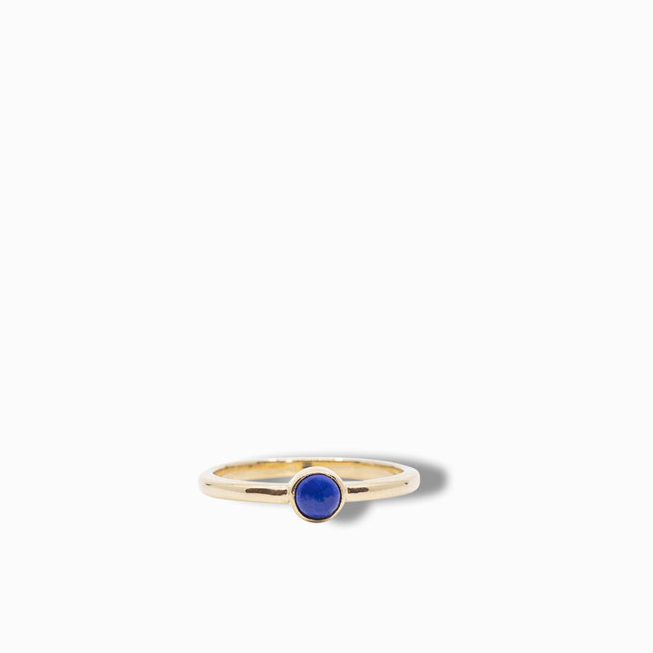 Mini Rainbow Ring in Lapis Lazuli