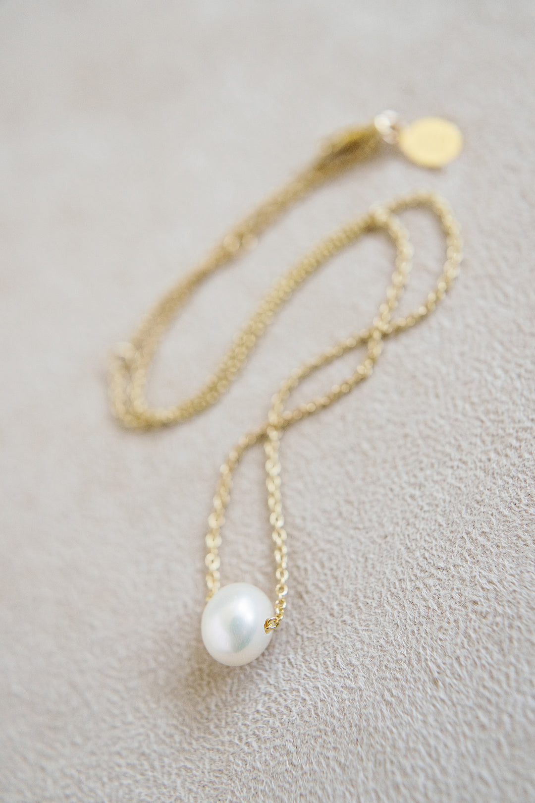 Brittany Necklace in Freshwater Pearl