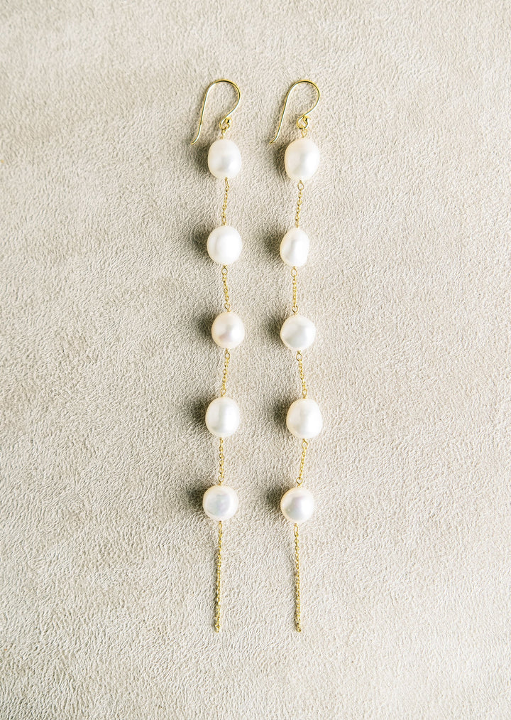 Flirty Pearl Drop Earrings