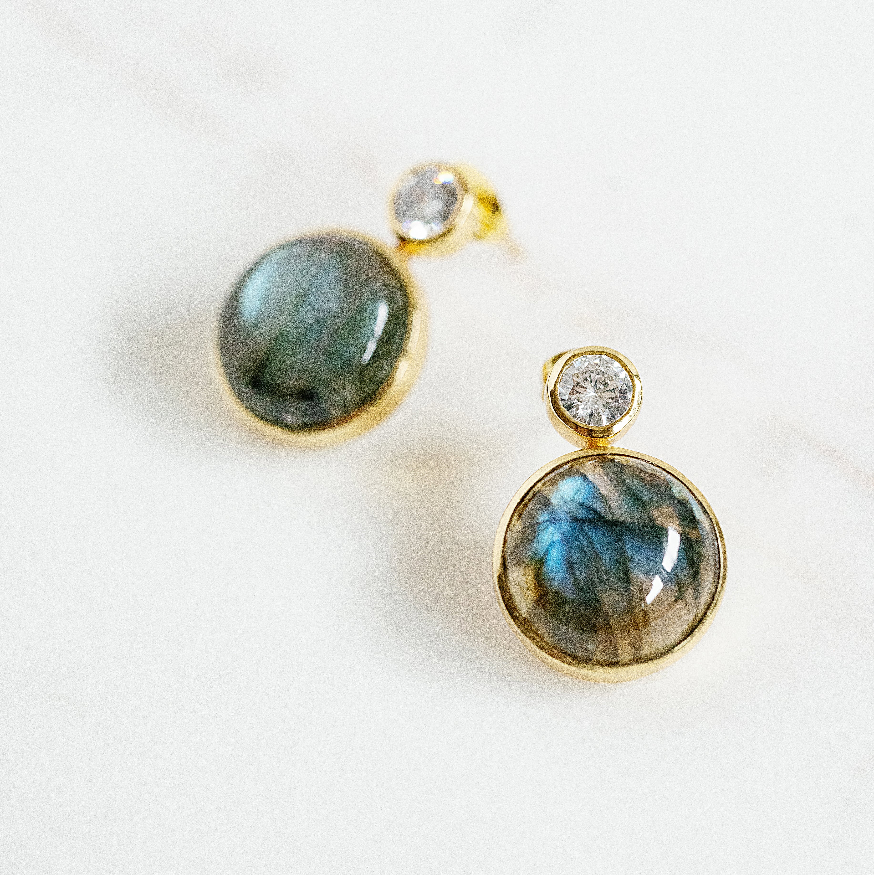 Labradorite Stud Earrings high quality